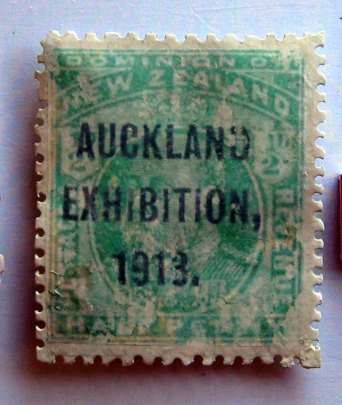 Carved Stamp - Green 1913 .. (13064) 