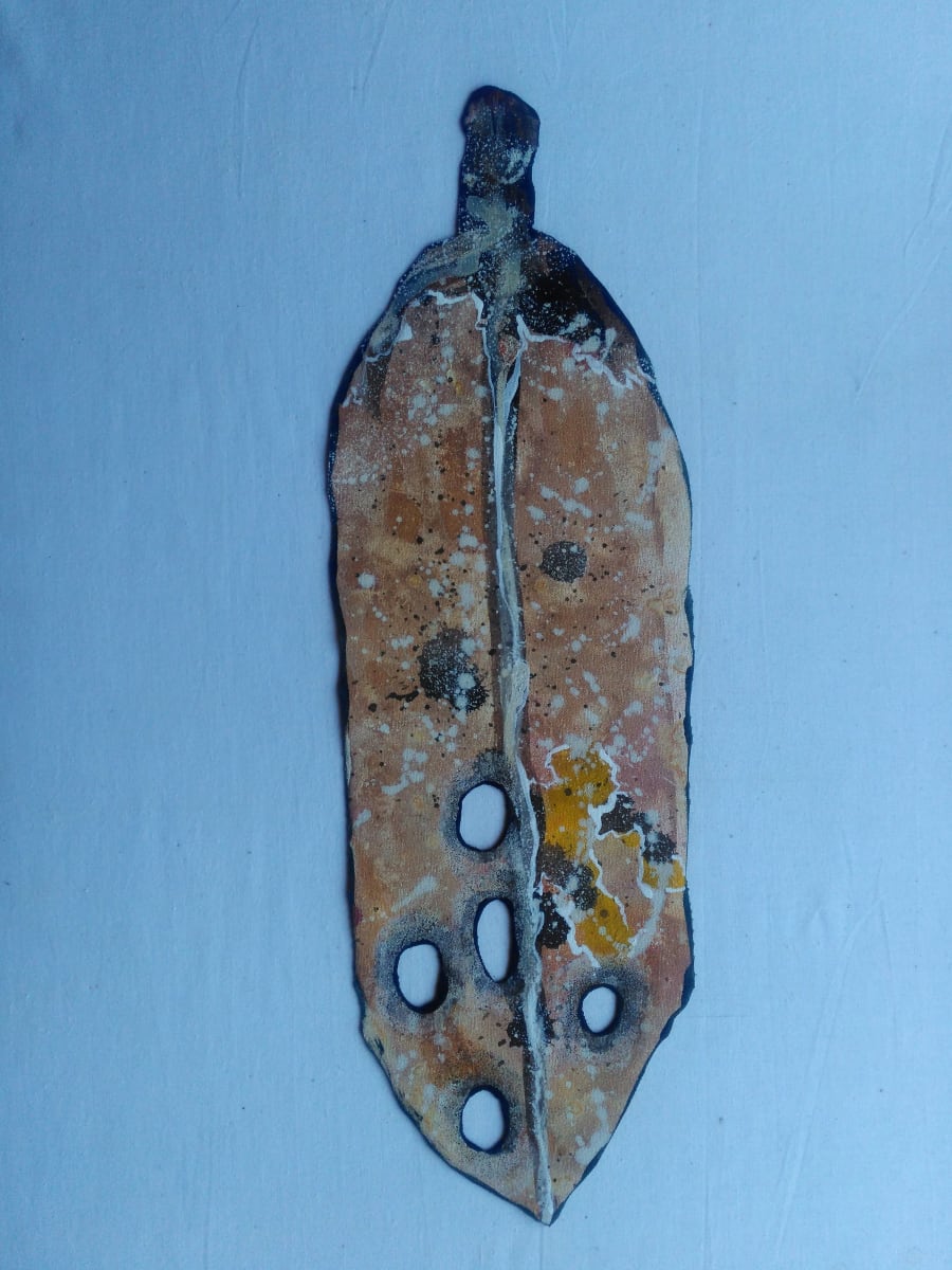 Pohutukawa Leaf . 052 by Liz McAuliffe 