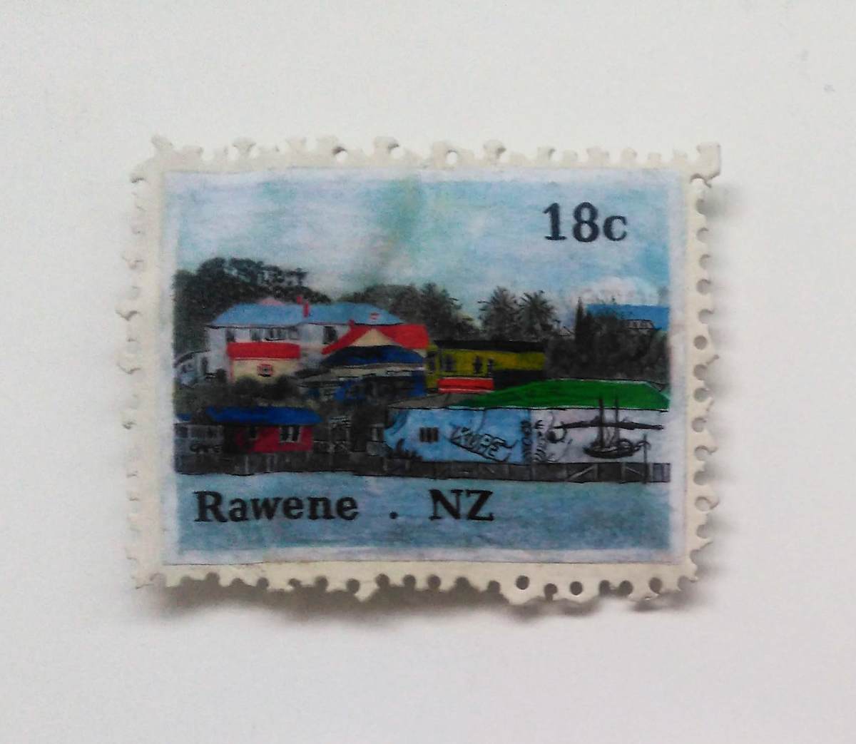 Rawene Mural & Cafe . 067 by Liz McAuliffe, Image 1.