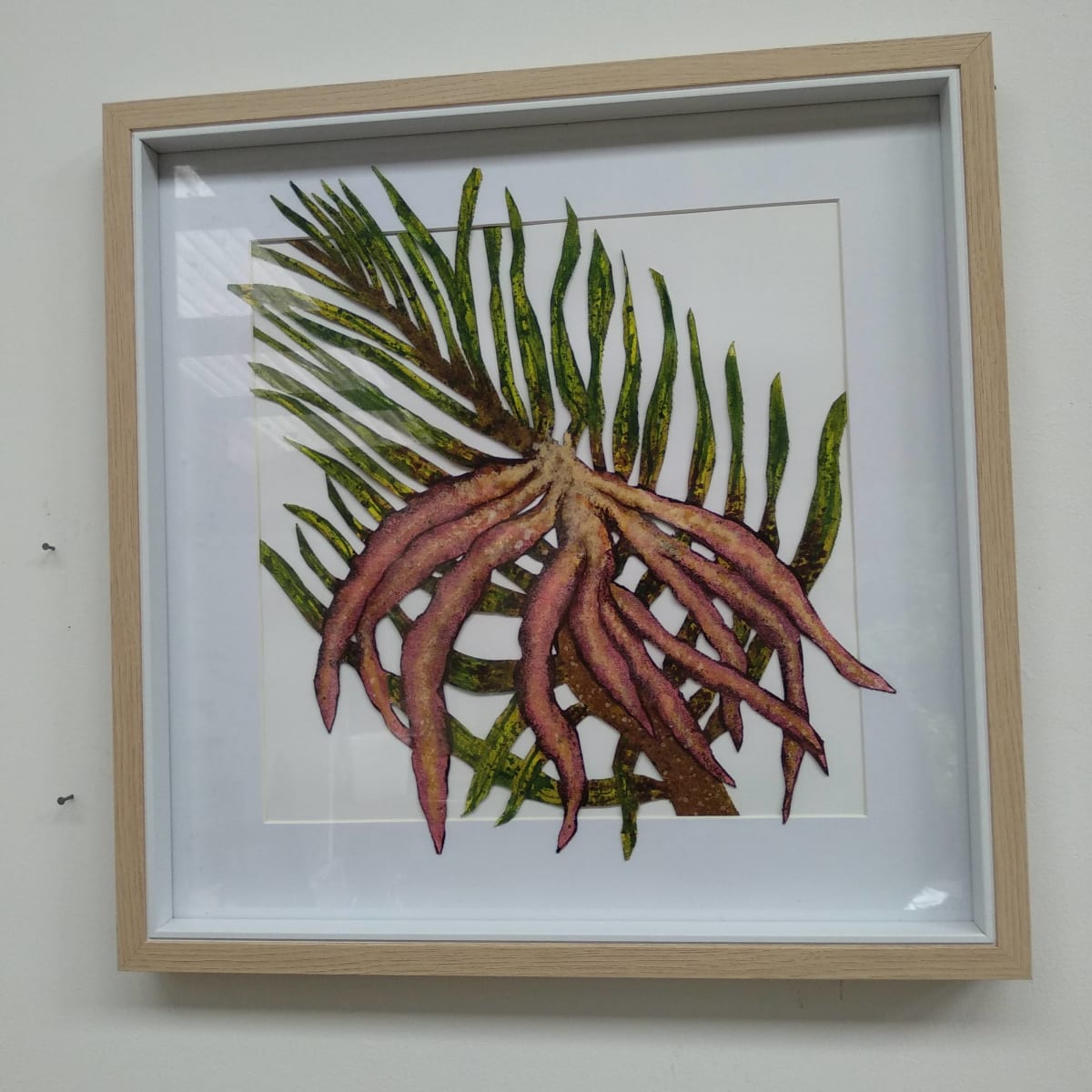 Framed Nikau III .. (20210) ** by Liz McAuliffe 