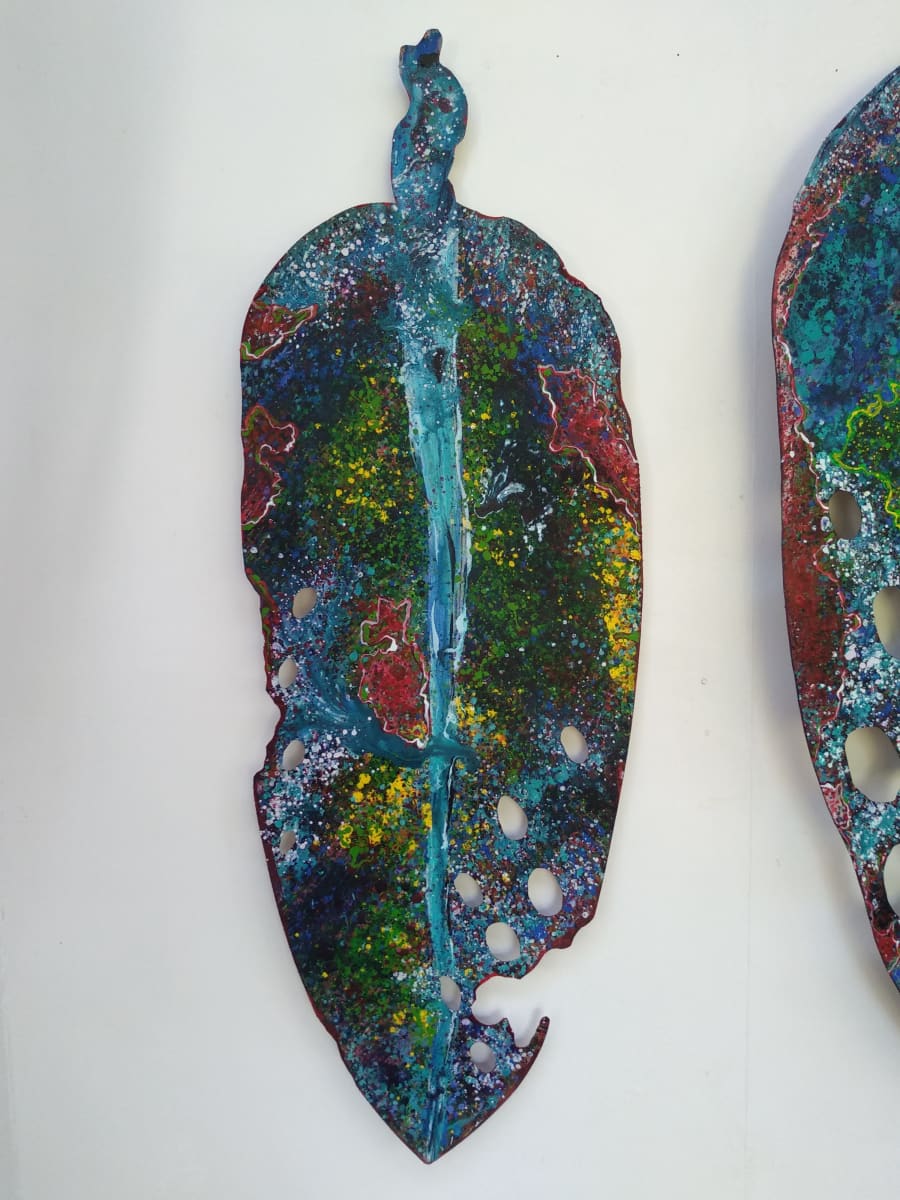 Pohutukawa Leaf .  XLarge  . . (20212) by Liz McAuliffe, Image 5.