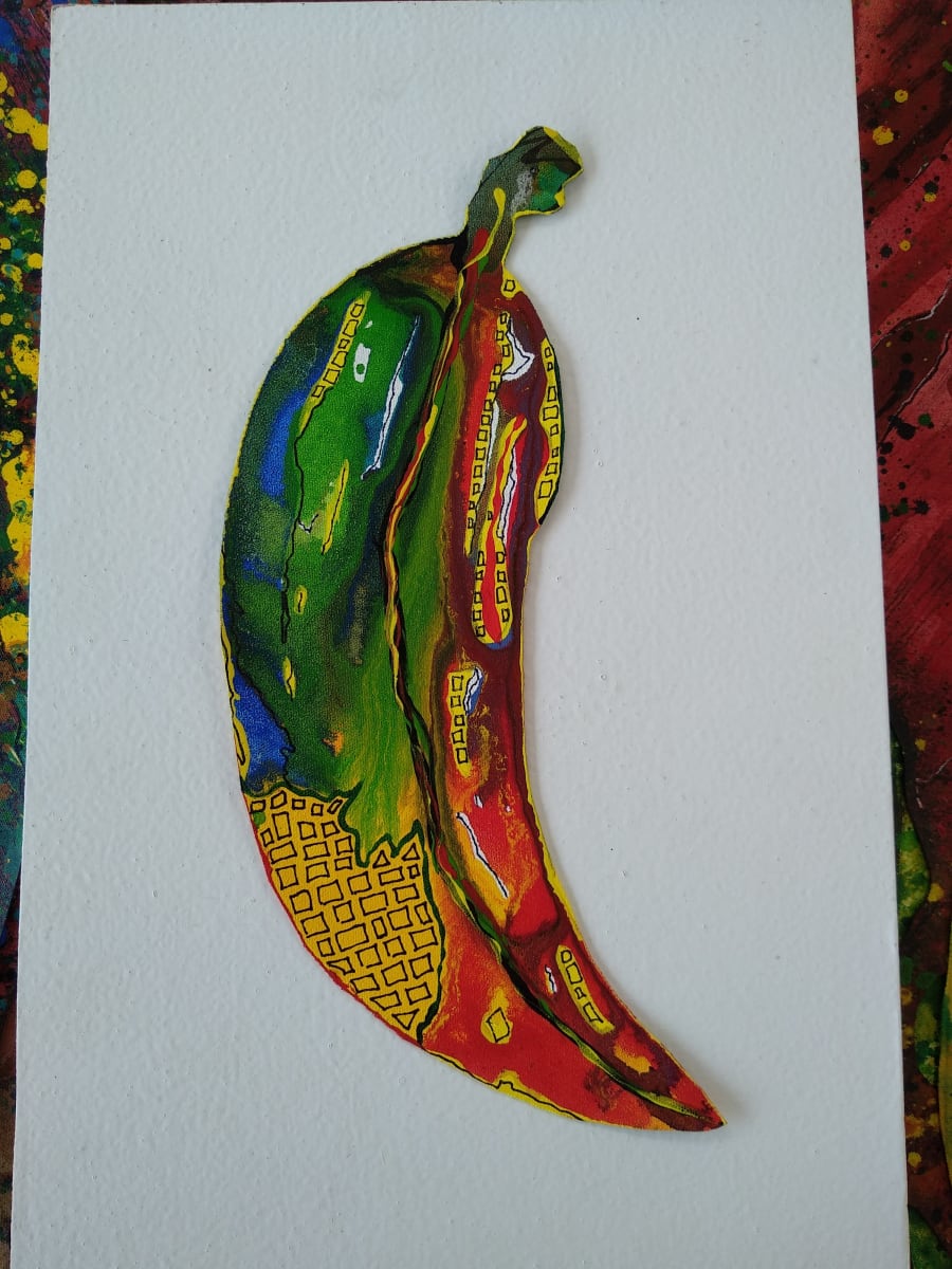 Hundertwasser Leaf  .. (22269) by Liz McAuliffe 