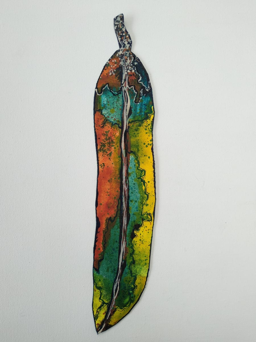 Leaf Form - Teal  .. (22319), Image 5.