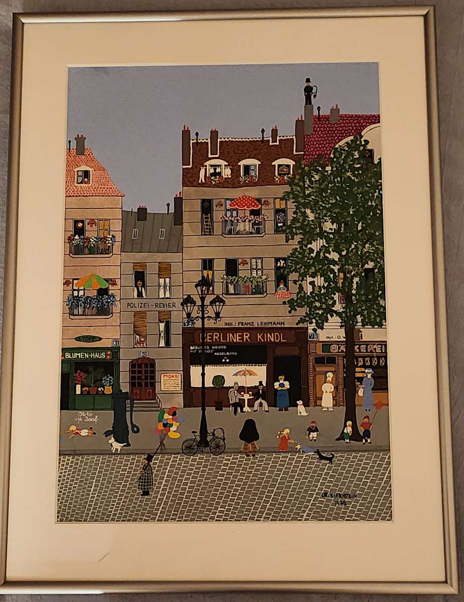 Untitled (Berliner Street Scene) by Charlotte Kirschstein 