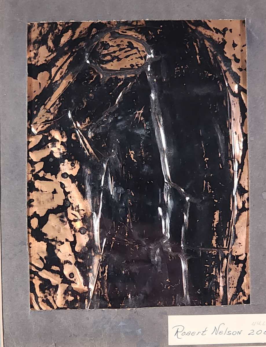 Untitled (Figure in Copper Relief) by Robert Allen Nelson, Image 1.