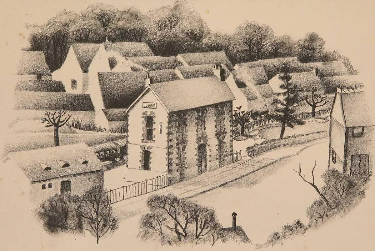 Railroad Station, Jusiers by Lucile Blanch, Image 1.