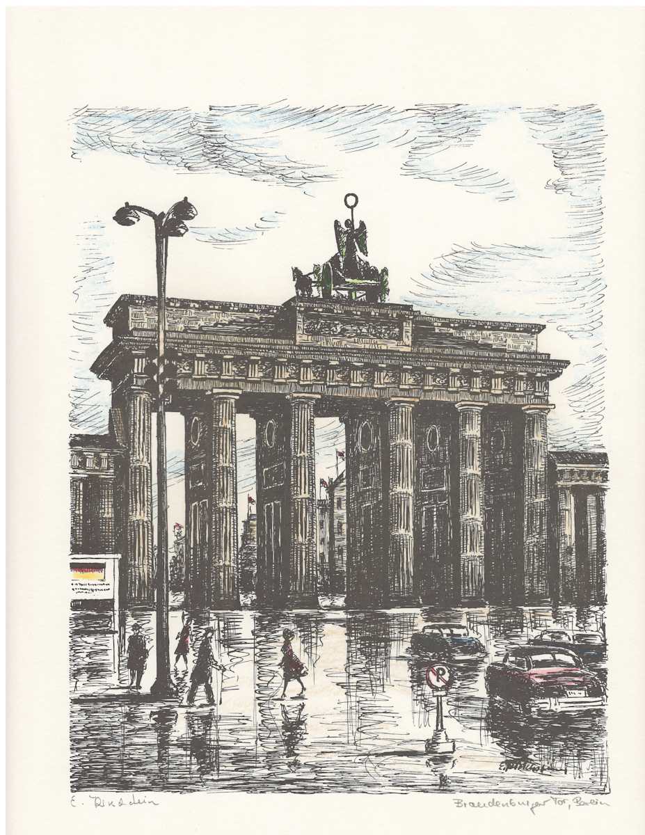 Brandenburger Tor, Berlin by Erhard Kirschstein 