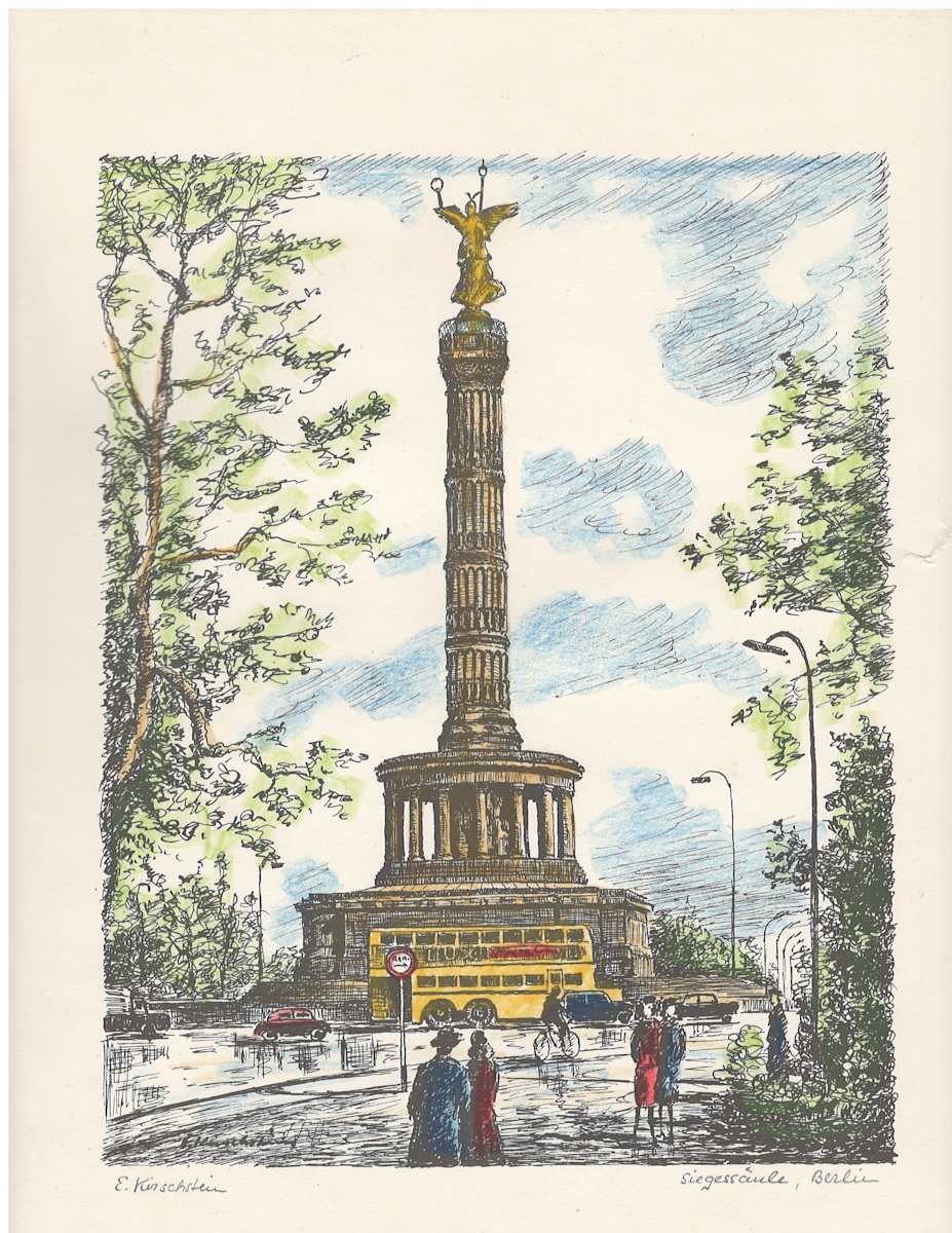 Siegessäule, Berlin by Erhard Kirschstein 