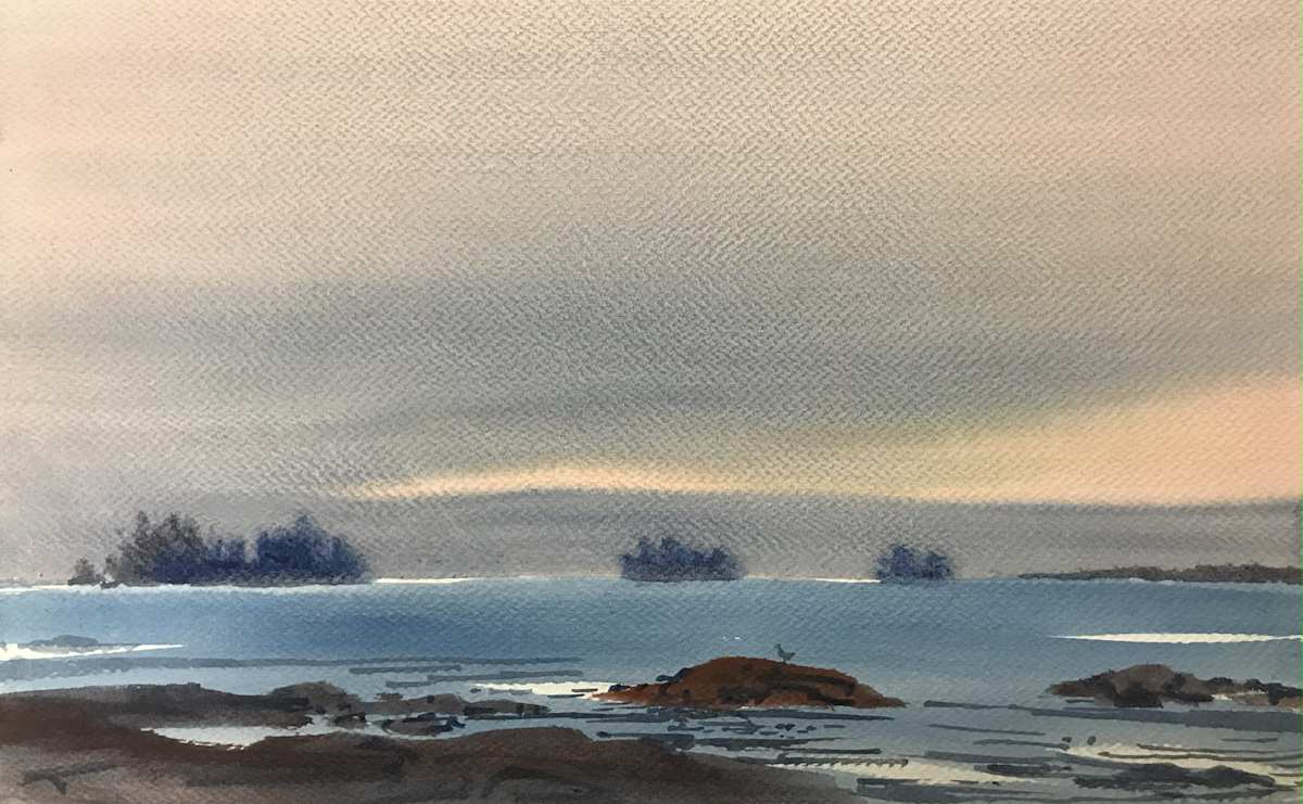 Serene Seascape by John C. Menihan 