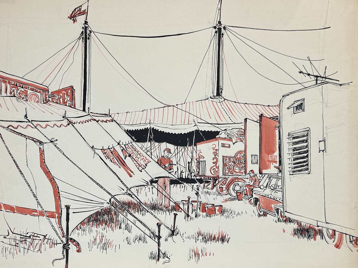 Circus Life Backstage by John C. Menihan 