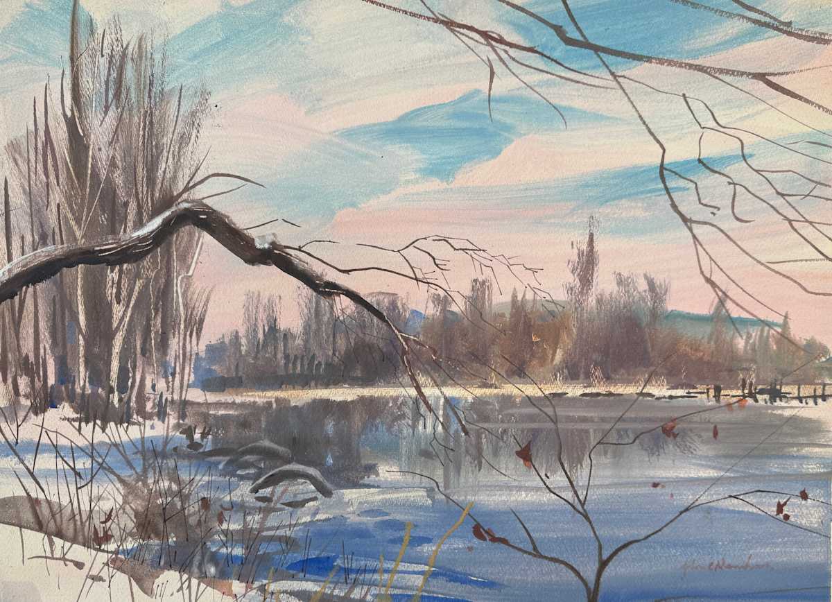 Icey Pond by John C. Menihan, Image 1.