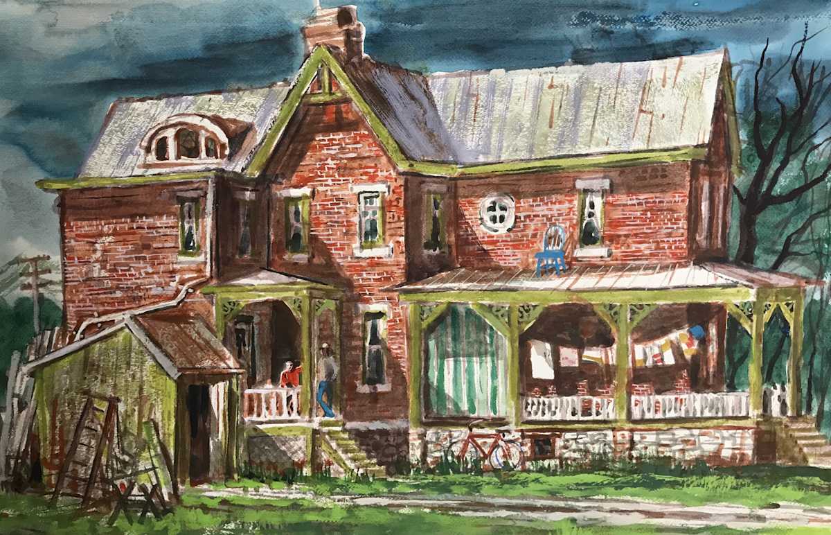 Red Brick Home by John C. Menihan, Image 1.