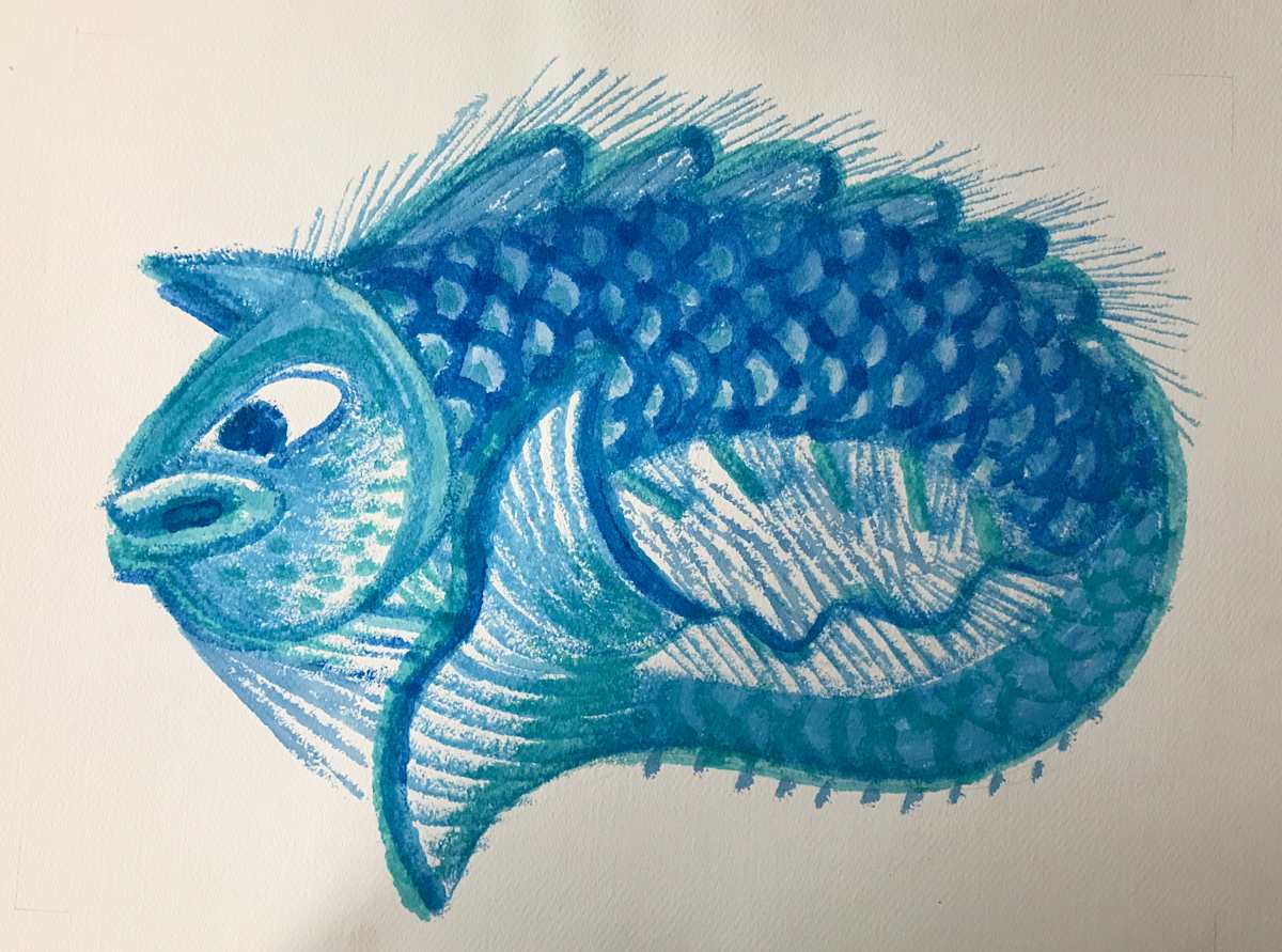 Blue Fish by John C. Menihan, Image 1.