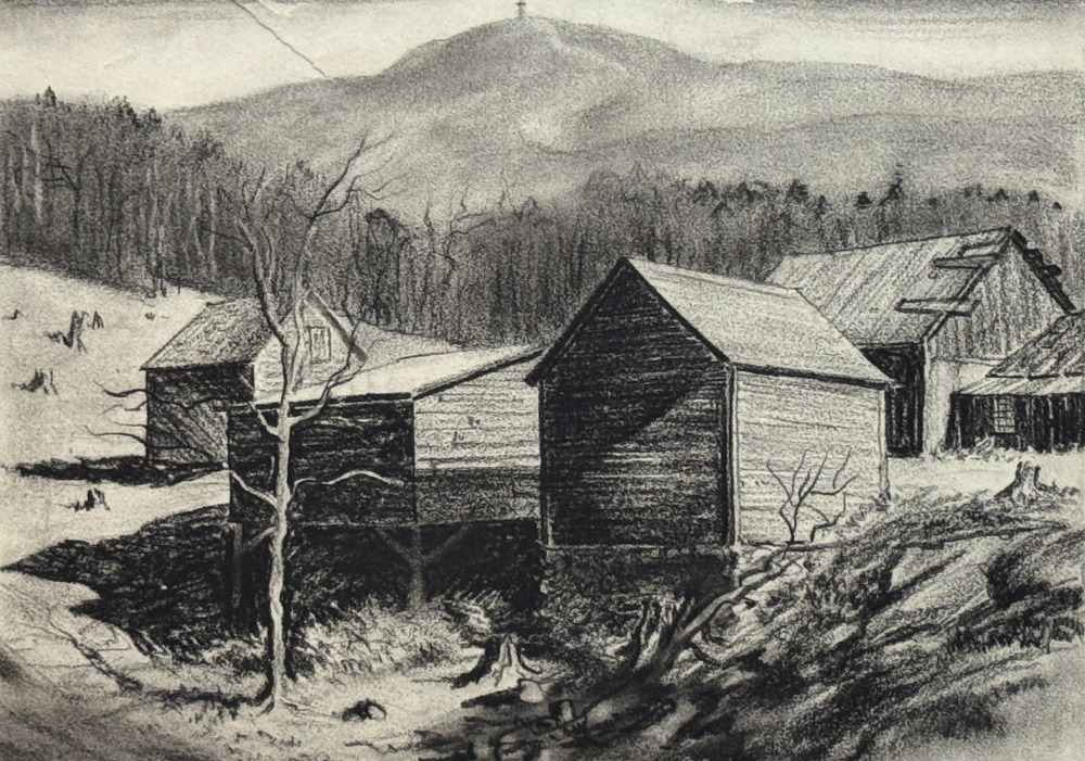 Farm Buildings by John C. Menihan, Image 1.