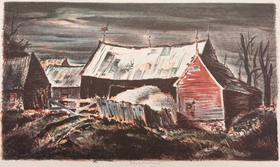Red Barn White Roof by John C. Menihan, Image 1.