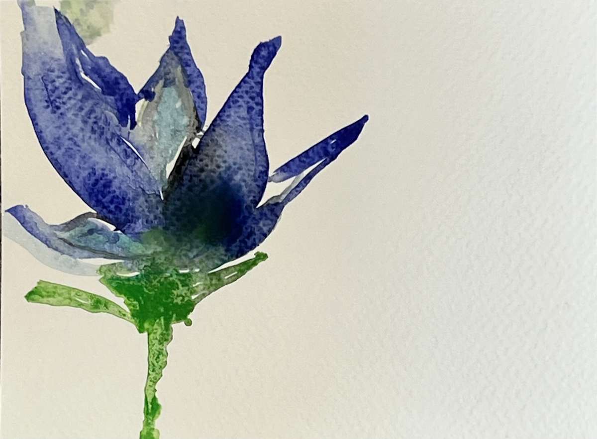 Blue Flower by kennethrayart.Inc, Image 1.