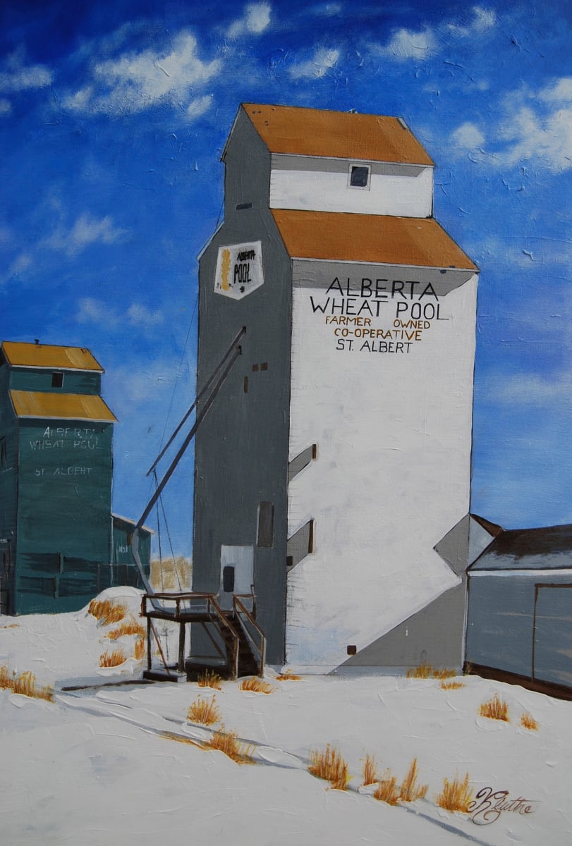 ST. ALBERT GRAIN ELEVATORS by CATHY KLUTHE 