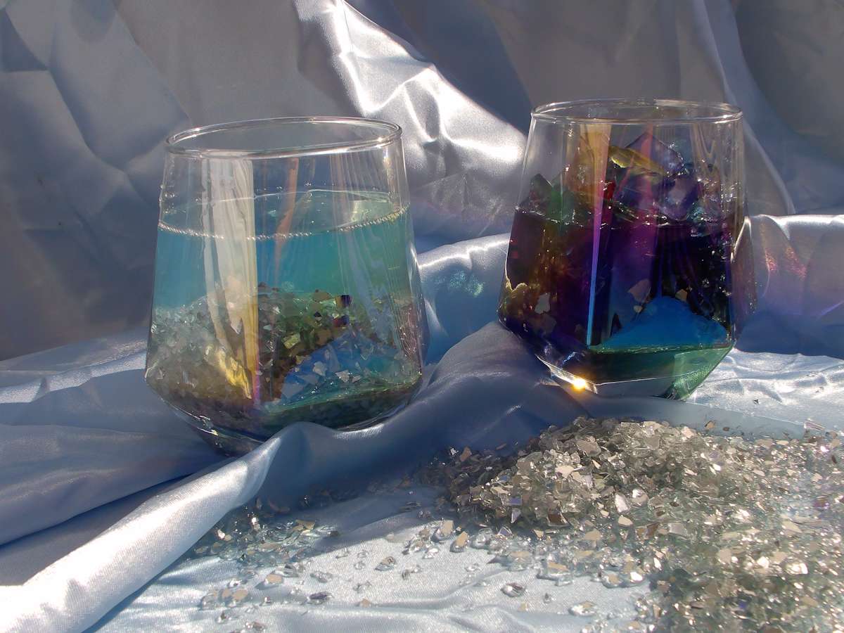 Enchanted Chalices Series 3 (unedited photography, limited edition of 3, displayed in a silver frame) by Michael Hanna 