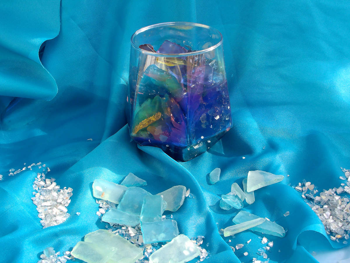 Enchanted Chalices Series 3 (unedited photography, limited edition of 3, displayed in a silver frame) by Michael Hanna 