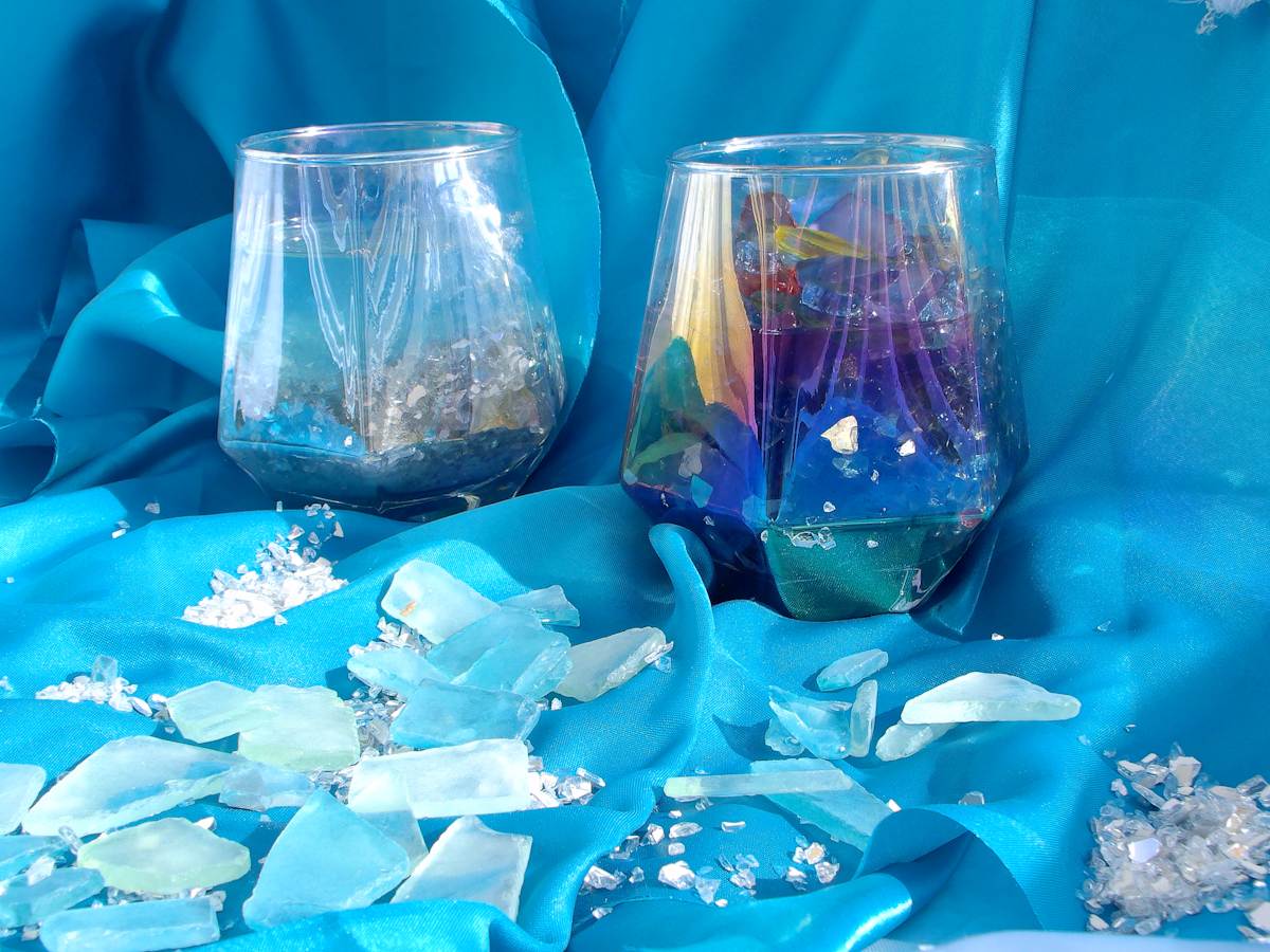 Enchanted Chalices Series 3 (unedited photography, limited edition of 3, displayed in a silver frame) by Michael Hanna 