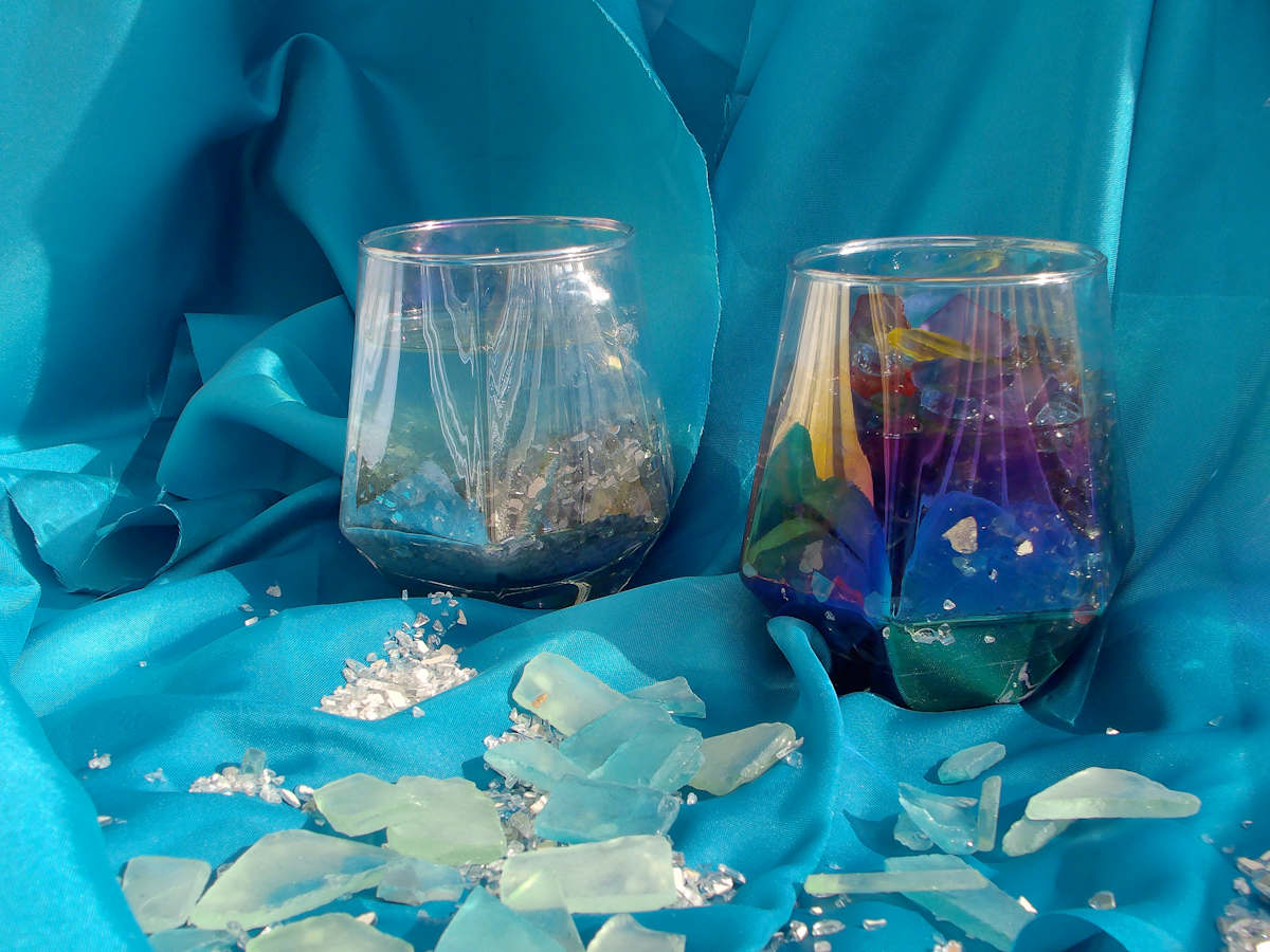 Enchanted Chalices Series 3 (unedited photography, limited edition of 3, displayed in a silver frame) by Michael Hanna 