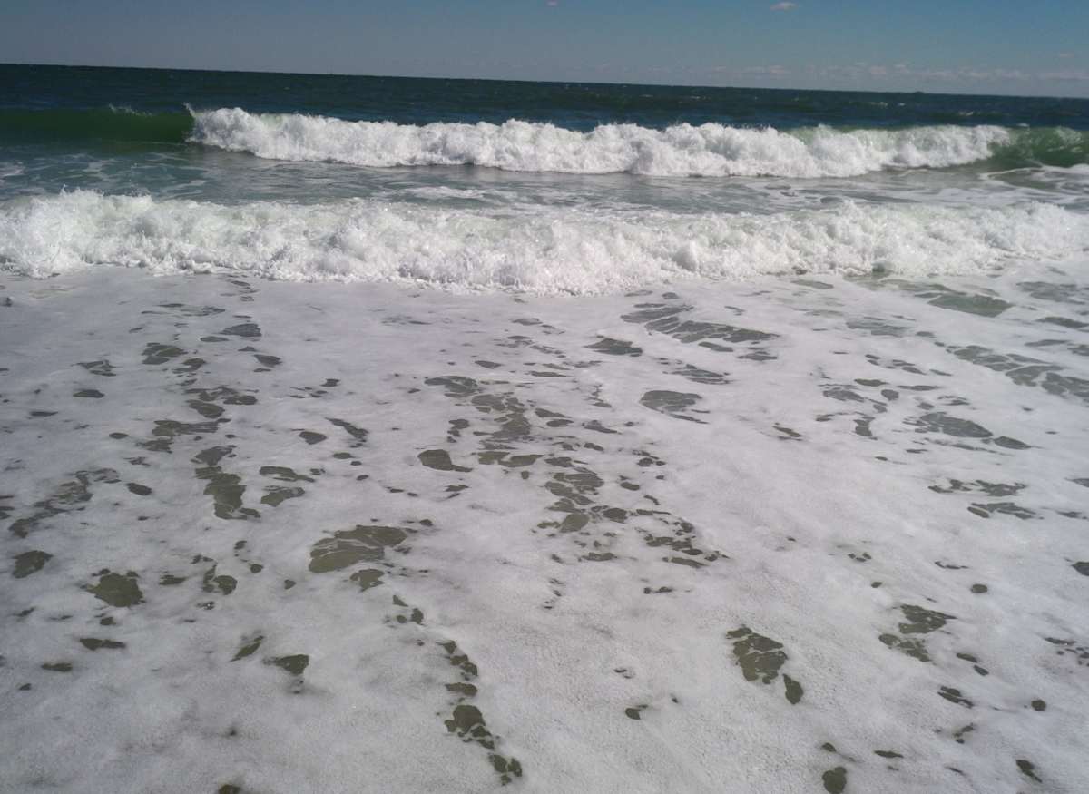 Point Pleasant Beach Series 4 (unedited photography, limited edition of 3, displayed in a silver frame) by Michael Hanna 