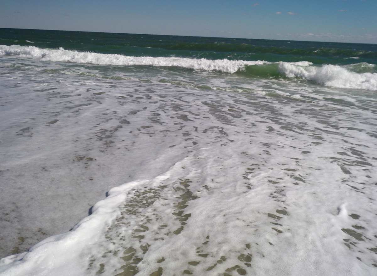 Point Pleasant Beach Series 4 (unedited photography, limited edition of 3, displayed in a silver frame) by Michael Hanna 