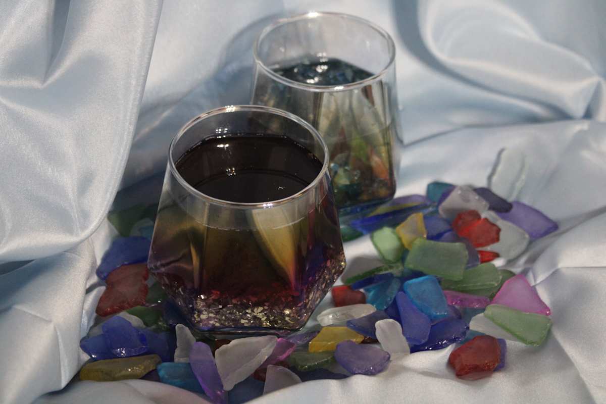 Enchanted Chalices Series 1 (unedited photography, limited edition of 3, displayed in a silver frame) by Michael Hanna 