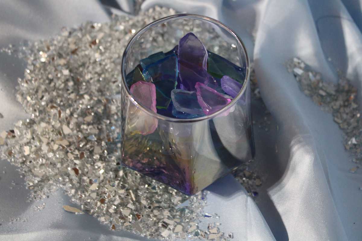 Enchanted Chalices Series 1 (unedited photography, limited edition of 3, displayed in a silver frame) by Michael Hanna 