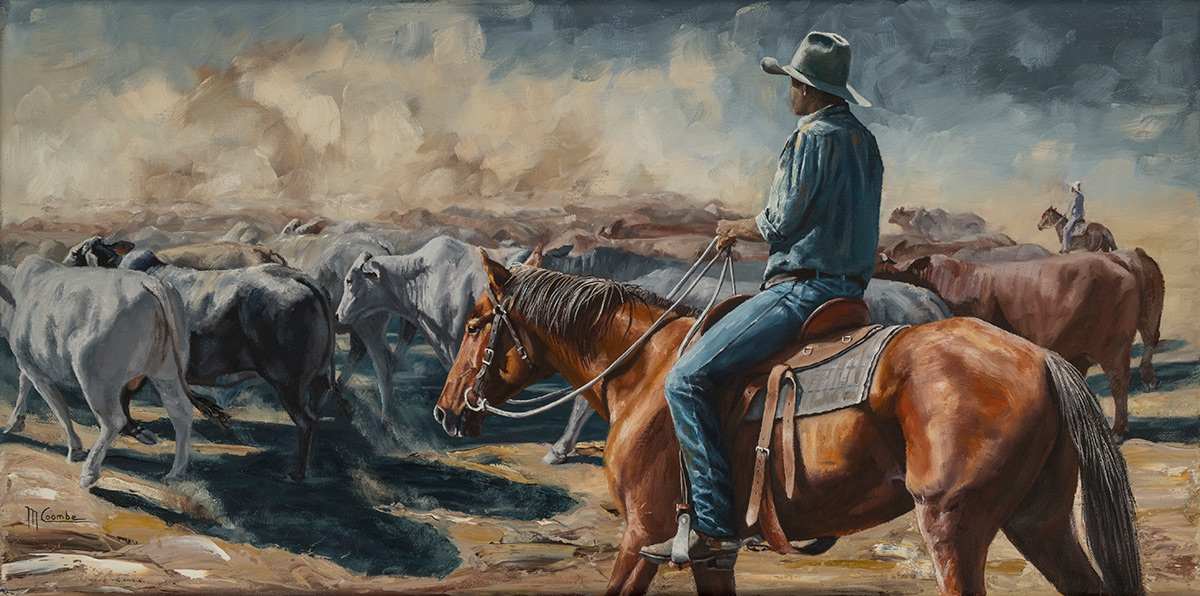 Pushing home by Mark Coombe 