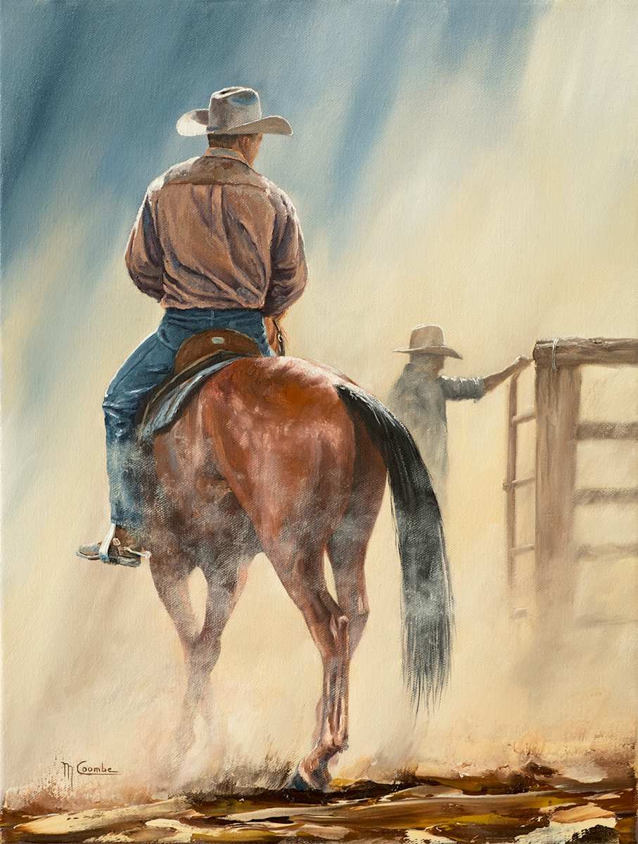 At the Gate by Mark Coombe 