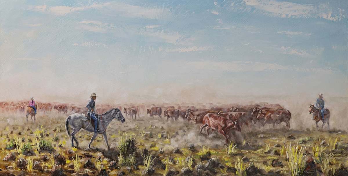 Dusty Plains by Mark Coombe 