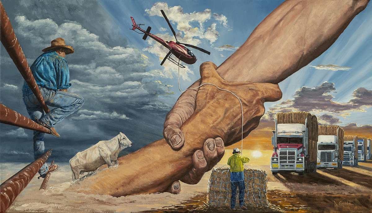 Up from here by Mark Coombe 