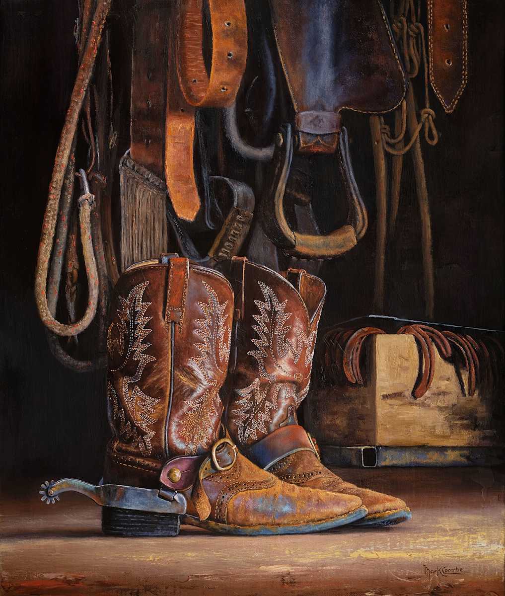 Weathered Leather by Mark Coombe 