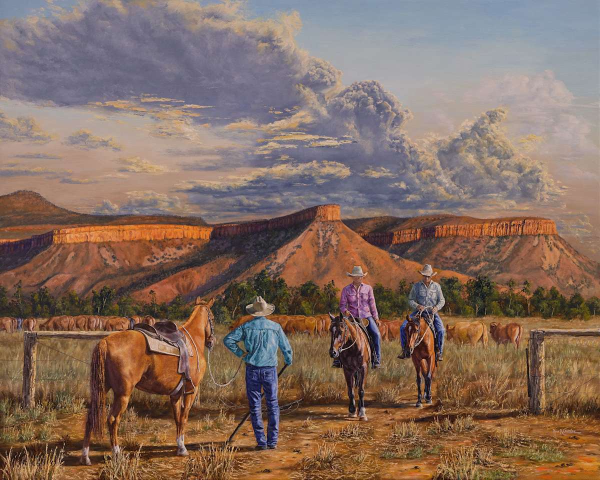 Home Paddock by Mark Coombe 
