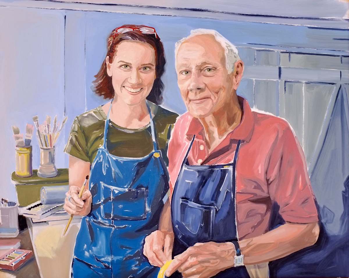 In Dad's Studio by Streeter Holden 