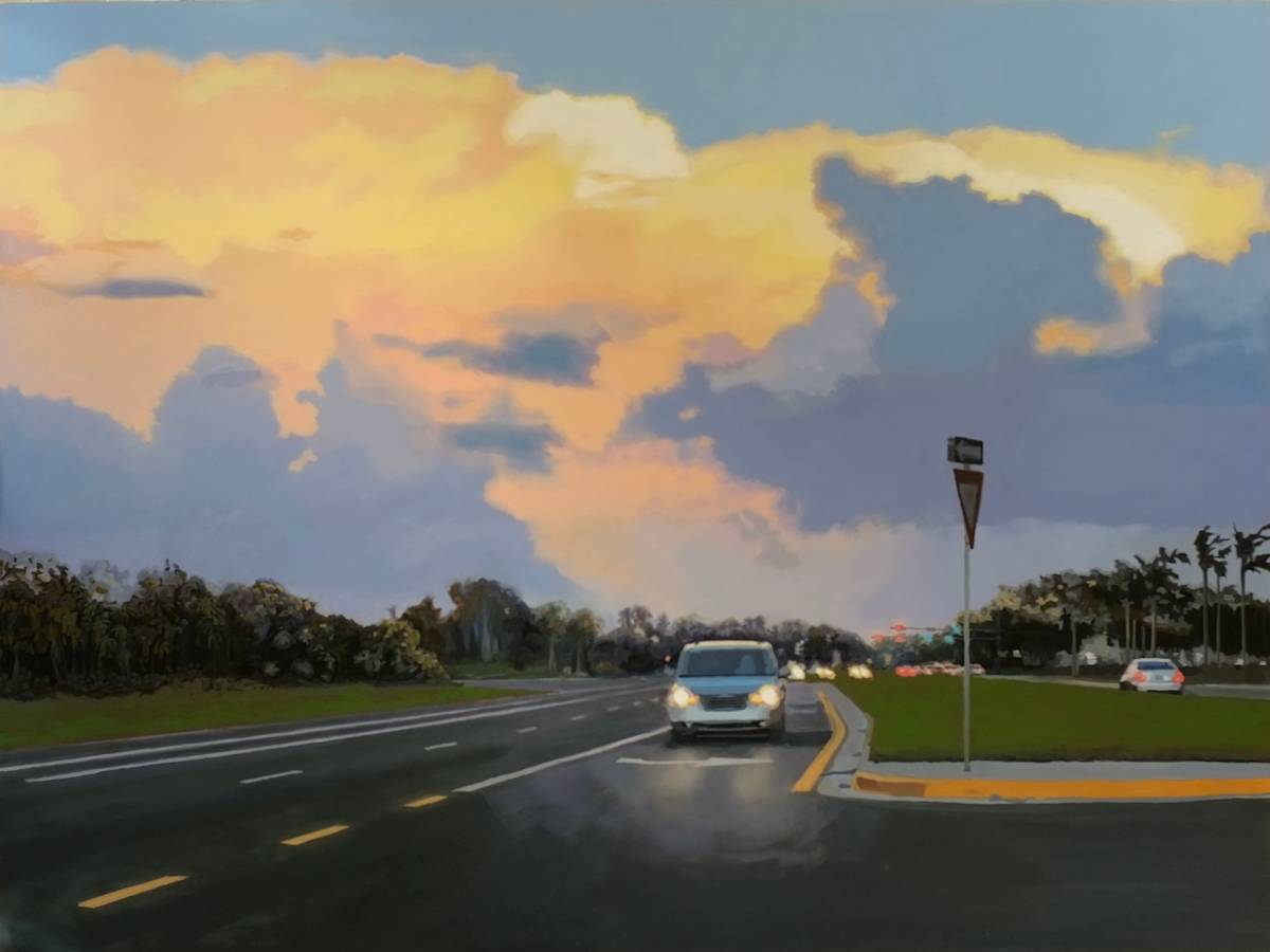 After the Storm by Streeter Holden  Image: Having evacuated due to the hurricane, the feeling of relief I had once we learned it was safe to turn around and head home. 