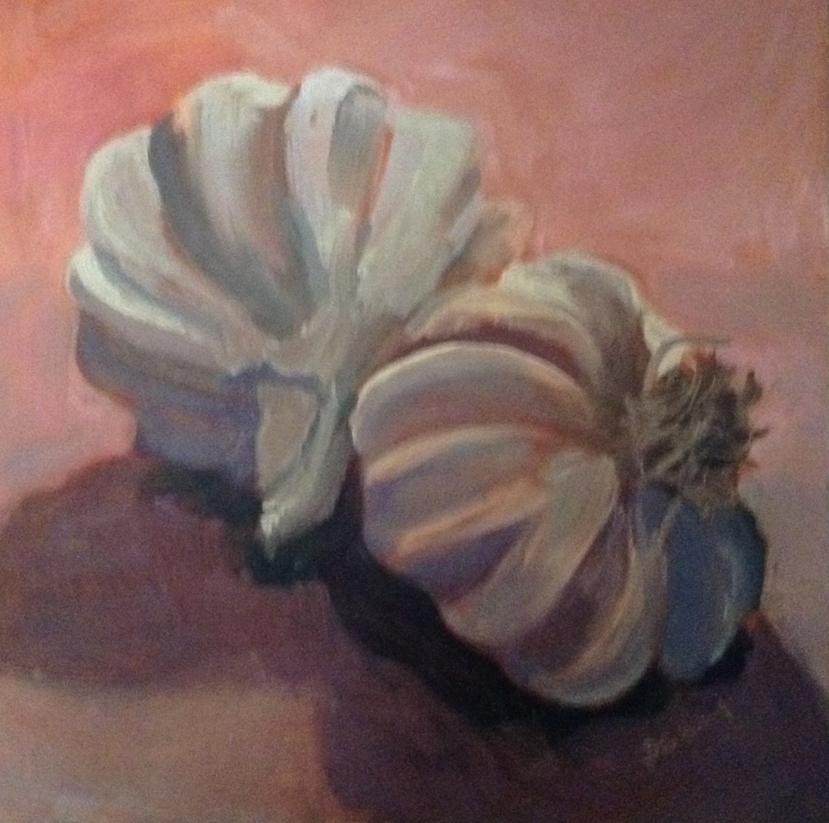 Still Life - Garlic Clove by Brenda Short 
