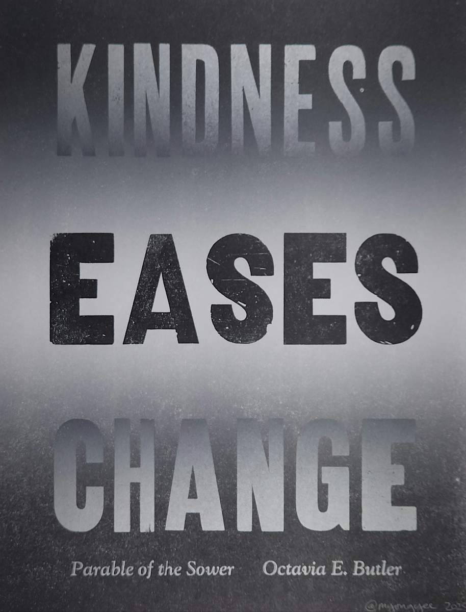 "Kindness eases Change" by Myong Jin (진명이), Image 1.