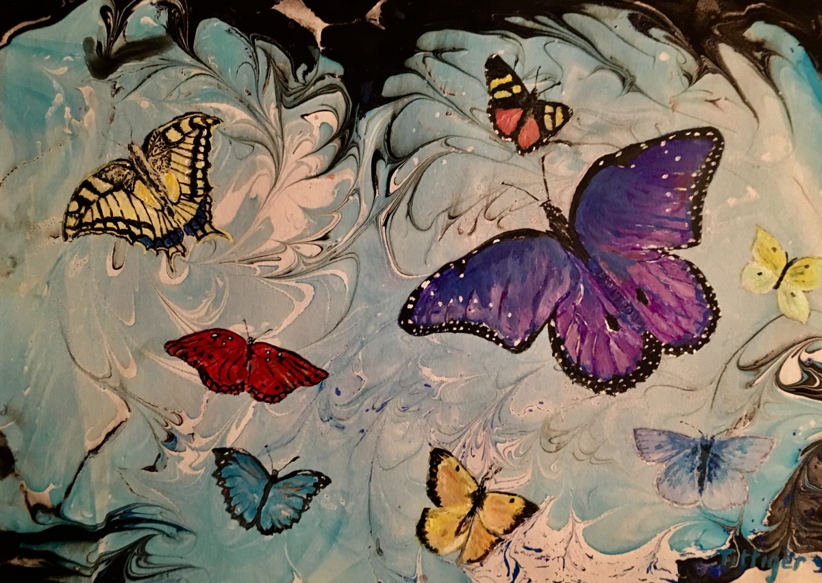 BUTTERFLIES   - SOLD 10/7/17 by Colleen Tittiger 