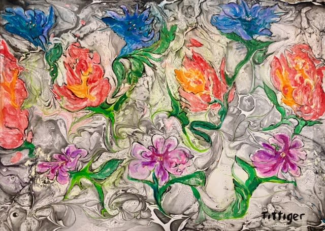 GARDEN OF FLOWERS by Colleen Tittiger 
