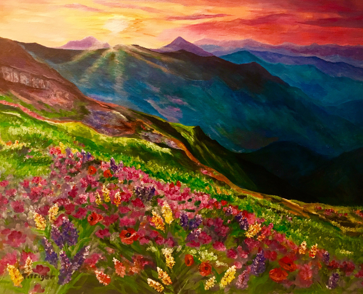 MOUNTAIN FLOWERS by Colleen Tittiger 