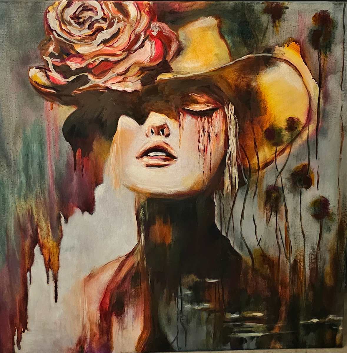 Consequence of Beauty by Karin Giannini  Image: Consequence of Beauty
20" x 20" Oil on Canvas