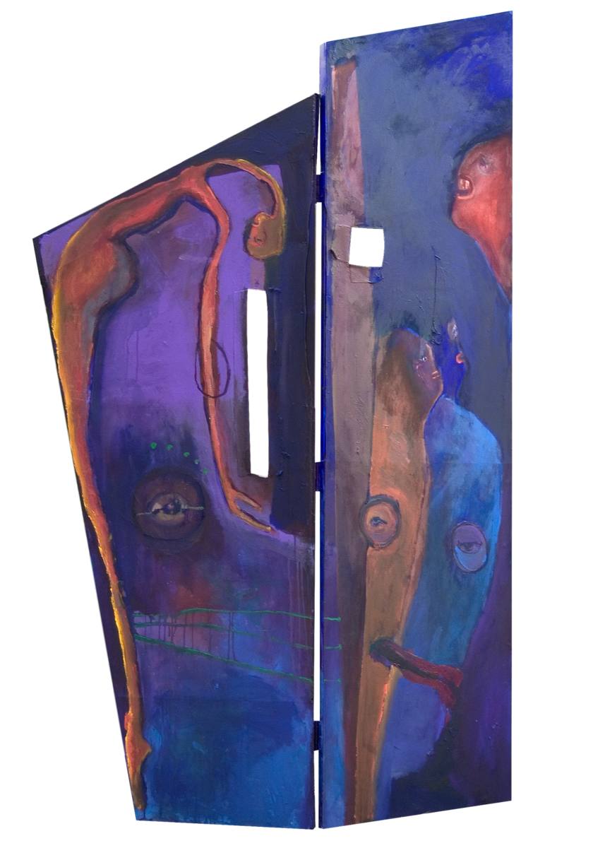firelight dreams (outside) by bert leveille  Image: outside of screen