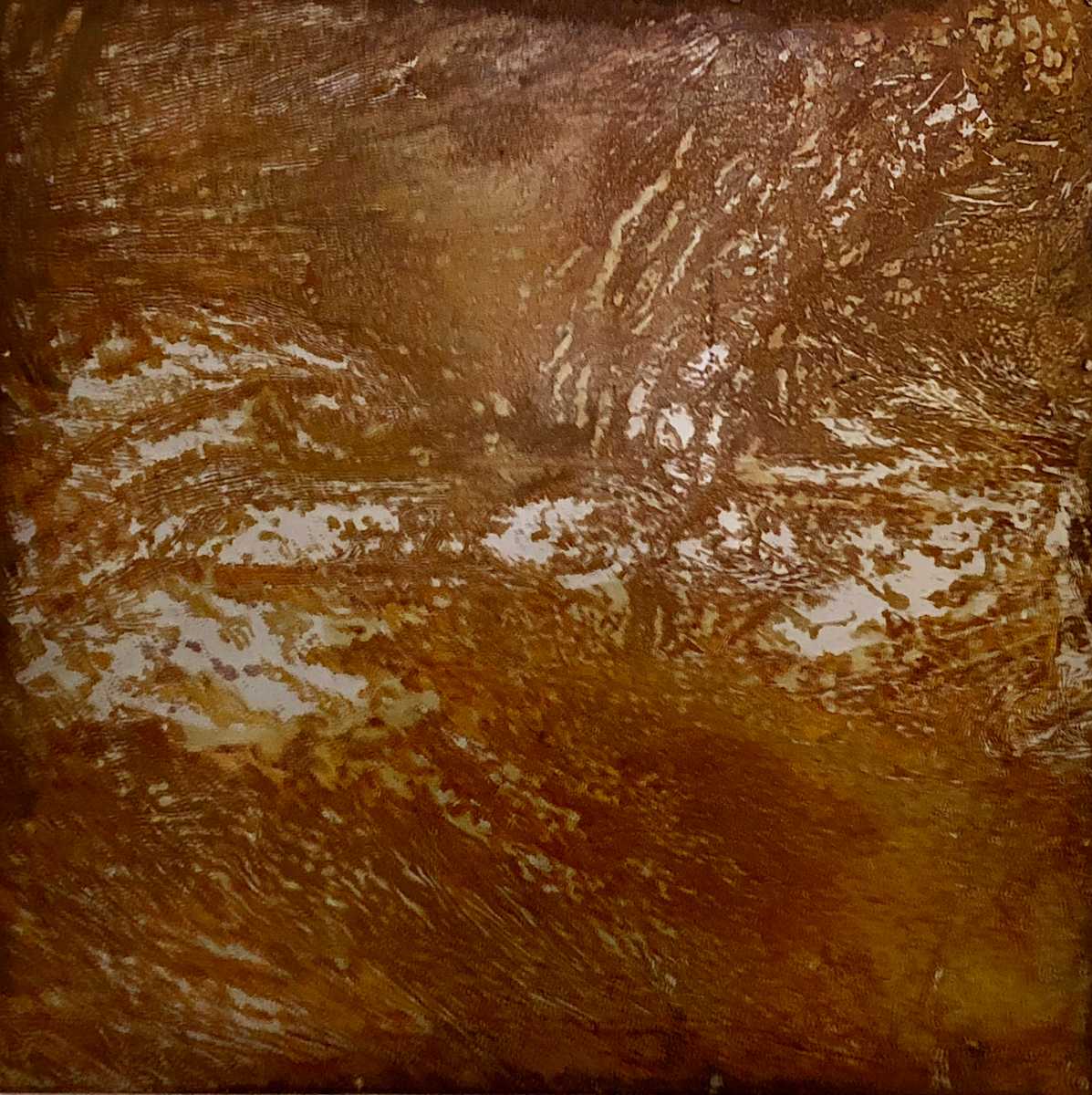 Rustscape by Jo Walton  Image: Rust scape 60 x 60 x 3cm 