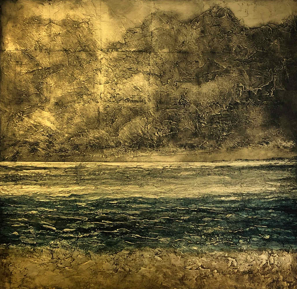 Gold Seascape by Jo Walton 