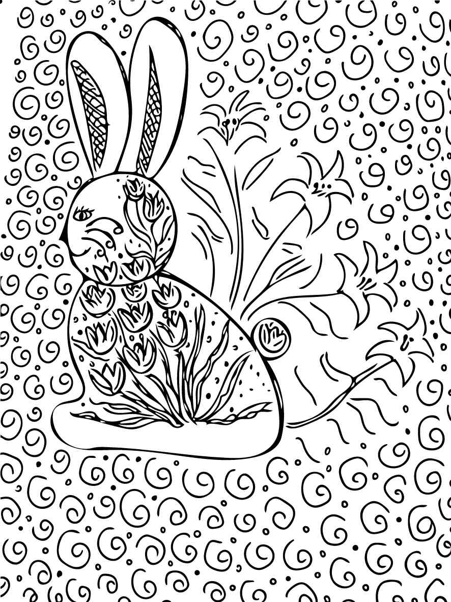 Easter bunny by Janet Danforth 