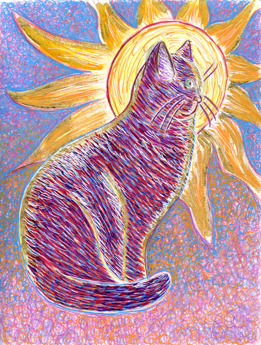 Zoe in the Sun by Janet Danforth, Image 1.