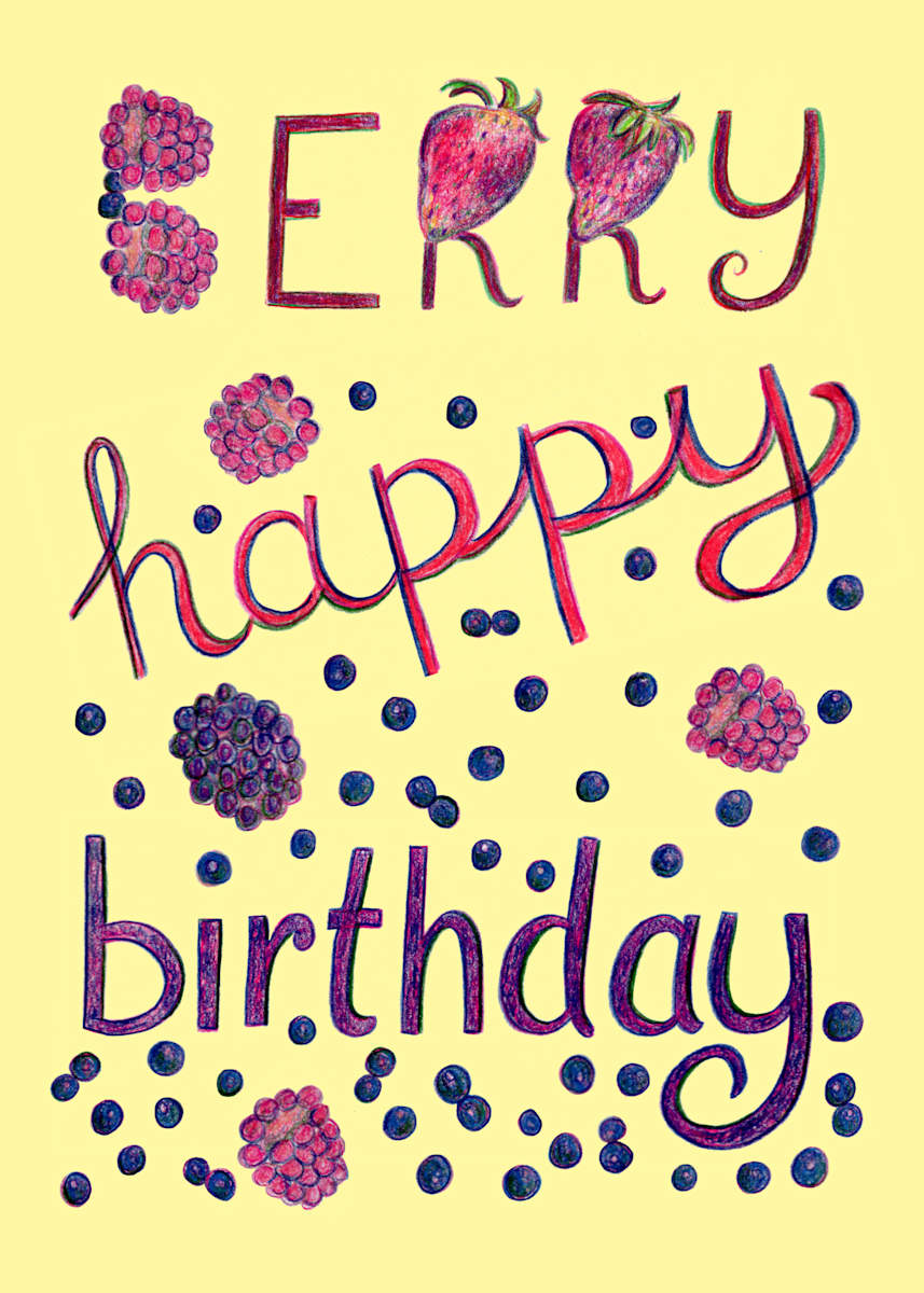 Berry happy by Janet Danforth, Image 1.