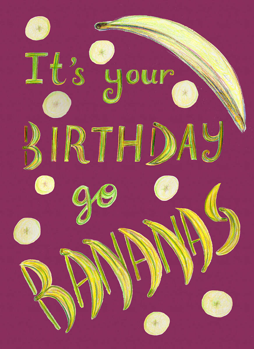 Go bananas by Janet Danforth, Image 1.